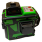 Full Set 360° 3D Laser Level 12 Green Line Self Leveling Cross Line