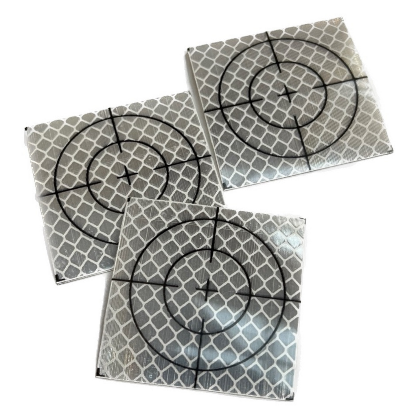 Retro Survey Targets 20x20mm Adhesive For Control Stations EDM