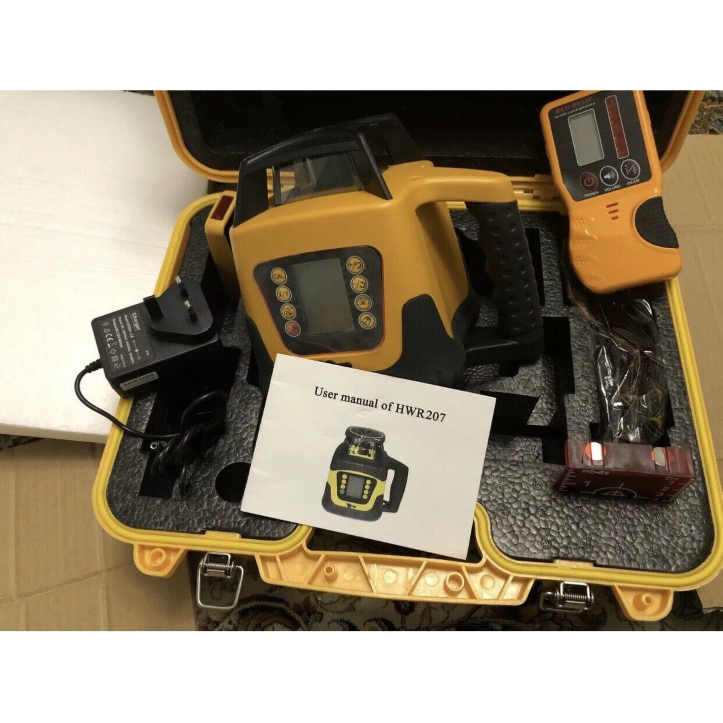 Grading Laser Level With Remote Control Full Set & UK Calibration Certificate