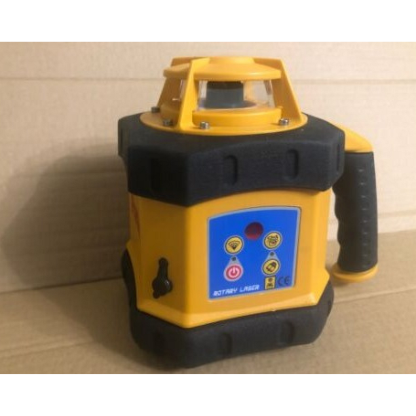 Rotating Laser Level with Laser Detector. Red Beam