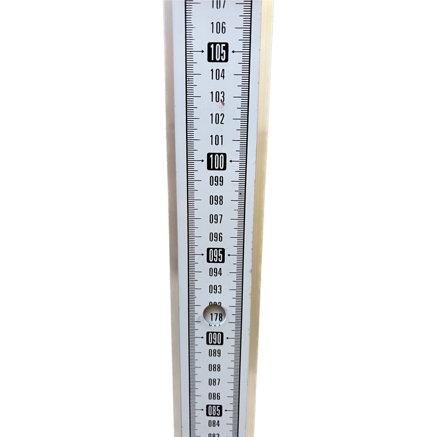 Survey Aluminium Staff 5 m 5-sections For Laser Dumpy Level